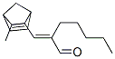 2-[(3-methylbicyclo[2.2.1]hept-5-en-2-yl)methylene]heptan-1-al Struktur