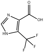 1H-Imidazole-4-carboxylic  acid,  5-(trifluoromethyl)- Structure