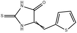 5-(2-Thenylidene)-2-thioxoimidazolidin-4-one Structure