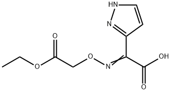 ALPHA-((2-ETHOXY-2-OXOETHOXY)IMINO)-3-PYRAZOLEACETIC ACID, 97%, MIX SYN&ANTI Struktur