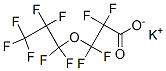 potassium 2,2,3,3-tetrafluoro-3-(heptafluoropropoxy)propionate Structure
