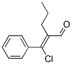 2-(chlorophenylmethylene)valeraldehyde Structure