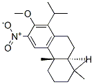 Phenanthrene, 1,2,3,4,4a,9,10,10a-octahydro-7-methoxy-1,1,4a-trimethyl-8-(1-methylethyl)-6-nitro-, (4aS,10aS)- Structure