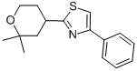 2-(2,2-Dimethyltetrahydro-2H-pyran-4-yl)-4-phenylthiazole Structure