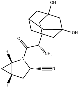 Hydroxy Saxagliptin Structure