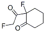 Cyclohexanone, 2-fluoro-2-(fluoroacetyl)- (9CI) 结构式