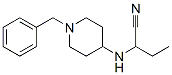 2-[[1-(フェニルメチル)-4-ピペリジニル]アミノ]ブタンニトリル 化学構造式