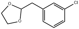 1-CHLORO-3-(1,3-DIOXOLAN-2-YLMETHYL)BENZENE Structure