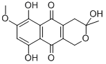 6,7-Dihydro-5,8-dihydroxy-6-(hydroxymethyl)-2-methoxy-7-(2-oxopropylidene)-1,4-naphthalenedione 结构式