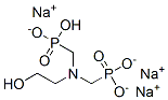 trisodium hydrogen [[(2-hydroxyethyl)imino]bis(methylene)]bisphosphonate Structure