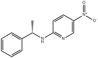 (S)-(-)-2-(ALPHA-METHYLBENZYLAMINO)-5-NITROPYRIDINE Struktur