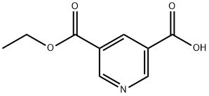 ピリジン-3,5-二カルボン酸モノエチルエステル 化学構造式