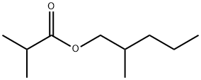 2-methylpentyl isobutyrate 结构式