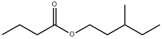 ブタン酸3-メチルペンチル 化学構造式