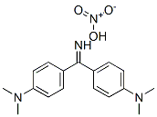 4,4'-carbonimidoylbis[N,N-dimethylaniline] nitrate 结构式
