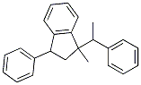 1-methyl-3-phenyl(1-phenylethyl)indan Structure