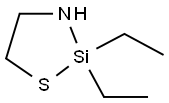 1-Thia-3-aza-2-silacyclopentane, 2,2-diethyl- Structure