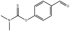 1-(4-甲酰基苯氧基)-N,N-二甲基甲硫酰胺 结构式