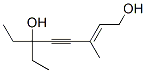 6-ethyl-3-methyloct-2-en-4-yne-1,6-diol 结构式