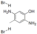 2,5-diamino-4-methylphenol dihydrobromide Structure