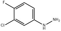 3-CHLORO-4-FLUOROPHENYLHYDRAZINE Structure