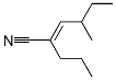 4-methyl-2-propylhex-2-enenitrile Structure
