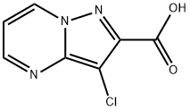 3-chloropyrazolo[1,5-a]pyrimidine-2-carboxylic acid(SALTDATA: FREE) Structure