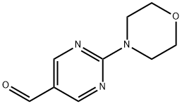 2-(4-吗啉基)-5-嘧啶甲醛 结构式