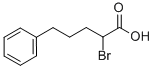 BENZENEPENTANOIC ACID,A-BROMO- Structure