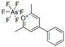 2,6-dimethyl-4-phenylpyrylium hexafluoroarsenate Structure