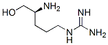 GUANIDINE, [(4S)-4-AMINO-5-HYDROXYPENTYL]- Structure