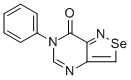 6-phenyl-7(6H)-isoselenazolo(4,3-d)pyrimidone Structure