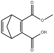 Bicyclo[2.2.1]hepta-2,5-diene-2,3-dicarboxylic acid, 2-Methyl ester Structure