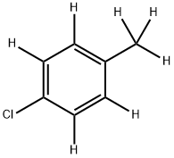 对氯甲苯-D7, 84344-06-9, 结构式