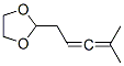 1,3-Dioxolane,  2-(4-methyl-2,3-pentadienyl)-  (9CI) Structure