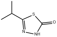 5-异丙基-1,3,4-噻二唑-2-醇, 84352-67-0, 结构式
