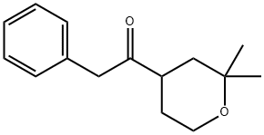 1-(2,2-二甲基四氢-2H-吡喃-4-基)-2-苯基乙烷-1-酮, 84360-52-1, 结构式