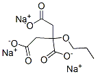 trisodium 2-propoxypropane-1,2,3-tricarboxylate Structure