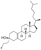 6 beta-(2'-fluoro)ethyl-19-norcholest-5(10)-en-3 beta-ol Structure