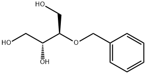 [2R,3R,(-)]-2-ベンジルオキシ-1,3,4-ブタントリオール 化学構造式