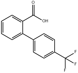 4'-三氟甲基联苯-2-羧酸 结构式