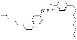 lead bis(p-octylphenolate) Structure