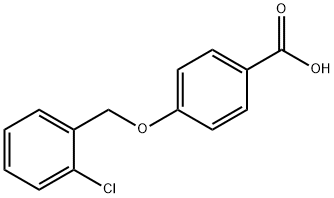4-[(2-chlorobenzyl)oxy]benzoic acid Structure
