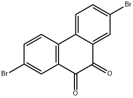 2,7-Dibromo-9,10-phenanthrenedione Struktur