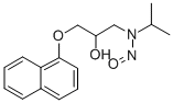 N-亚硝基普萘洛尔 结构式