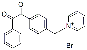 1-[[4-(oxophenylacetyl)phenyl]methyl]pyridinium bromide Structure