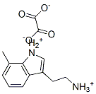 3-(2-ammonioethyl)-7-methyl-1H-indolium oxalate Structure