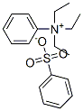N,N,N-triethylanilinium phenylsulphonate Structure