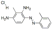 3-(o-tolylazo)toluene-2,6-diamine monohydrochloride Structure