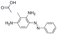 3-(phenylazo)toluene-2,6-diamine monoacetate Structure